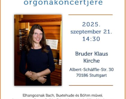 Szabó Kata orgonakoncertje