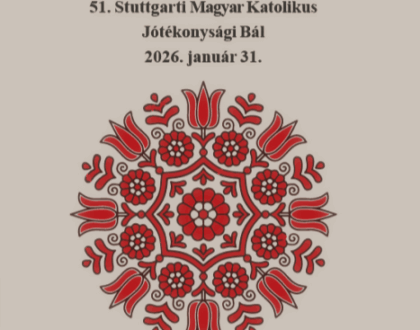 51. Stuttgarti Magyar Katolikus Jótékonysági Bál meghívója