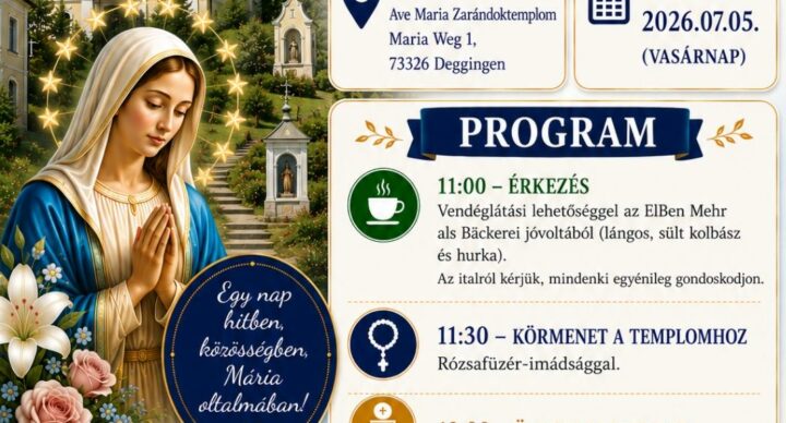 Kis-zarándoklat az Ave Maria zarándoktemplomba