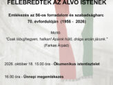 Emlékezés az 1956-os forradalom és szabadságharc 70. évfordulóján